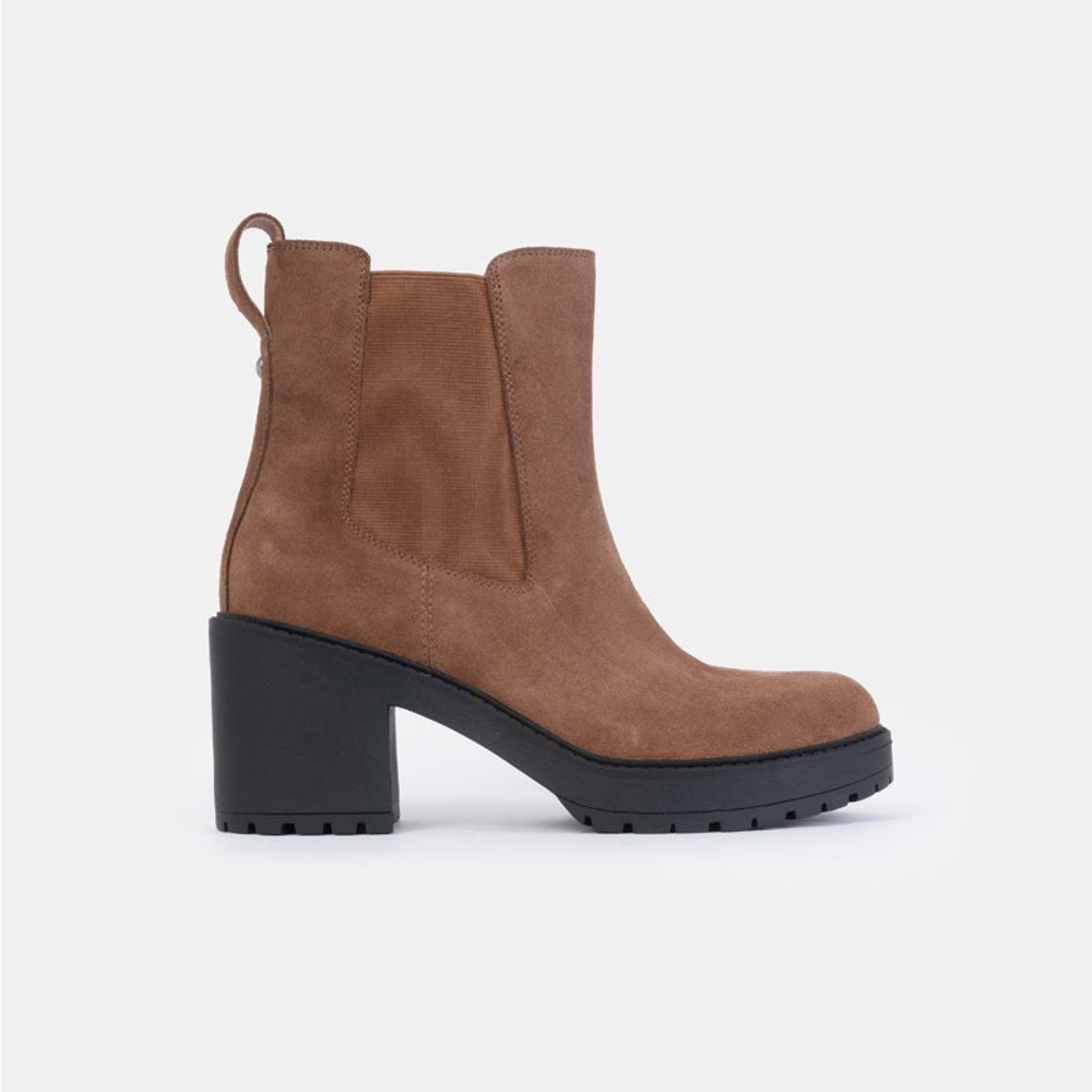 WYDR Rebel Lug Heel Chelsea‎ Brown NIB Size 10